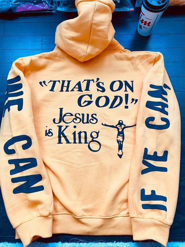 Customer photo review of "If Ye Can, We Can" Hoodie