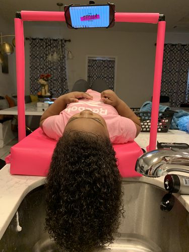 Customer photo review of Shampoo Mat Deluxe