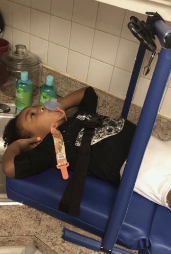 Customer photo review of Shampoo Mat Deluxe