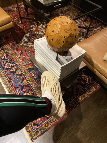 Customer photo review of Foam Runner Apricot