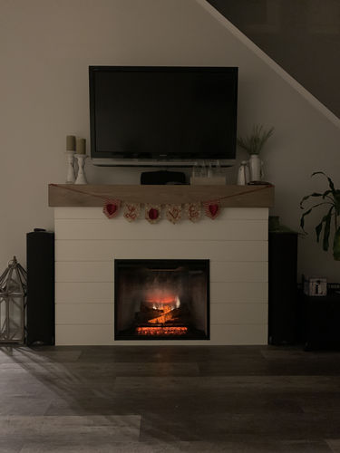 Customer photo review of Dimplex Revillusion 30 inch Built-In Electric Firebox | Weathered Concrete