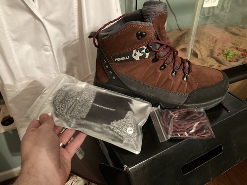 Customer photo review of Men’s Hiking Boots – Brown