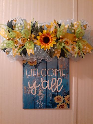 Customer photo review of Ivory Linen/Sunflwrs, 2.5"X10Y 41024-40-18