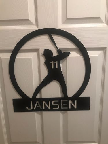 Customer photo review of Custom Sports Monogram