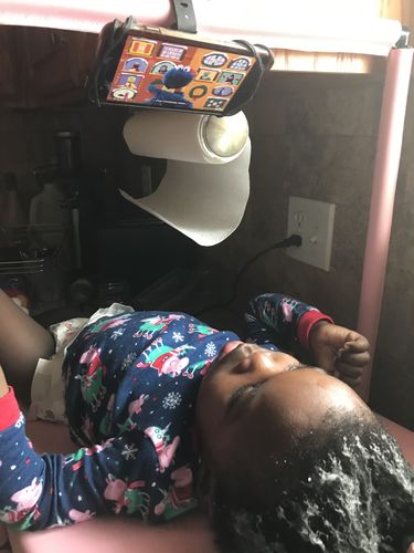 Customer photo review of Shampoo Mat Mini