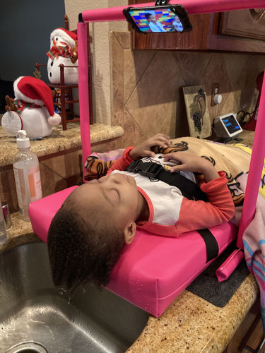 Customer photo review of Shampoo Mat Deluxe