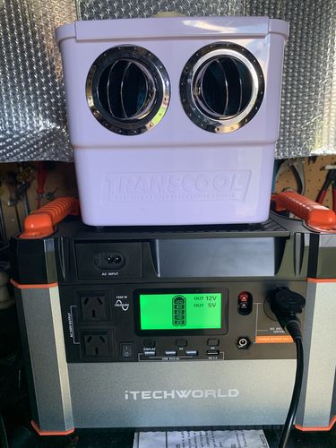 Customer photo review of Lithium Portable Power Station 1000 Watt 60Ah iTECH1000P