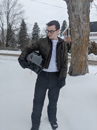 Customer photo review of A Custom Motorcycle Jacket (YOUR DESIGN)