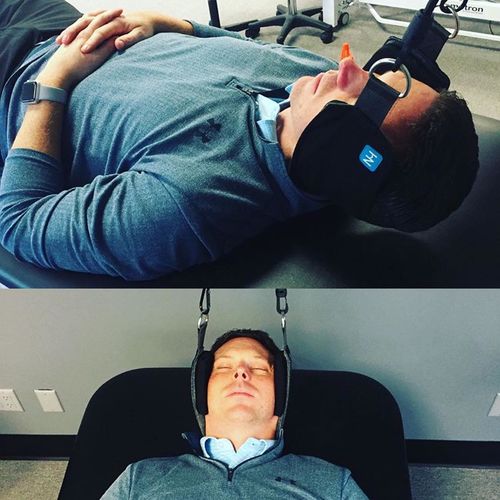 Customer photo review of OneLuxe Neck Hammock