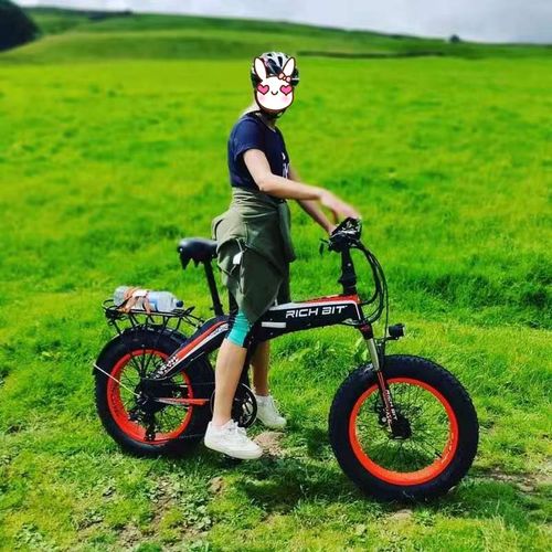 Customer photo review of Top-016 Foldable 500W 48V 10.2Ah Electric Fat Bike
