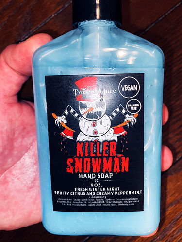 Customer photo review of Killer Snowman Hand Soap