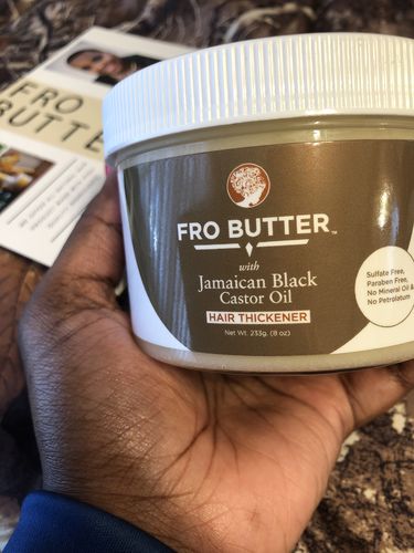 Customer photo review of Fro Butter with Emu Oil - Hair Growth Butter
