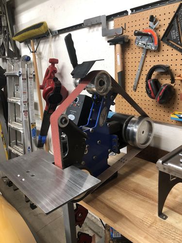 Customer photo review of 2 X 72 Inch Knife Makers Sanding Belts Assortment