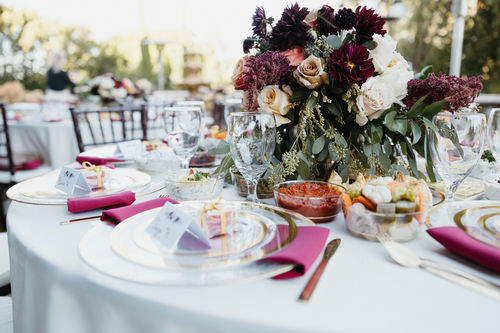 Customer photo review of 14 Oz. Round Clear • Gold Plastic Bowls | 10 Pack