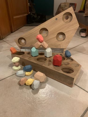 Customer photo review of Jeu éducatif en bois
