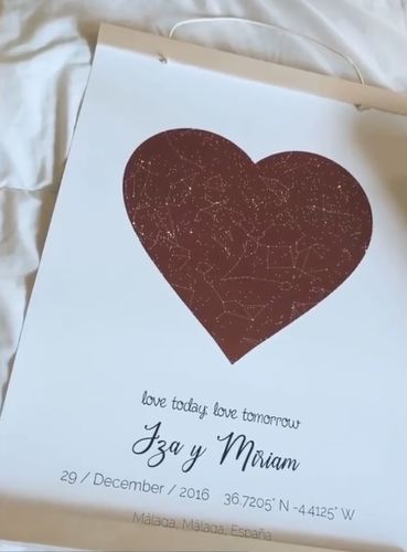 Customer photo review of Marco de madera magnetizados