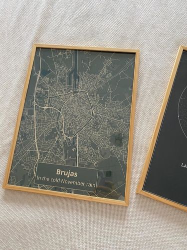 Customer photo review of Marco de madera magnetizados