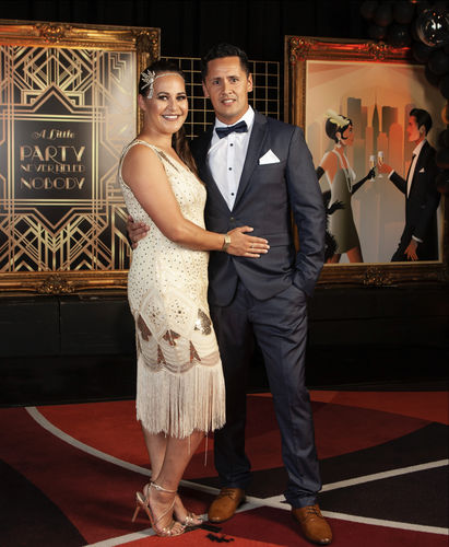 Jacqui B. review of 1920s Cream & Gold Beaded Lola Gatsby Dress image 1 out of 1