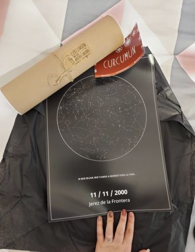 Customer photo review of Marco de madera magnetizados