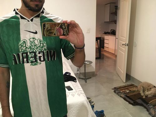 Customer photo review of 1996 Nigeria Home retro kit
