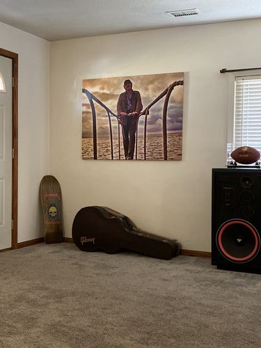 Customer photo review of Jaws - Quint Standing Sunset Canvas Sets