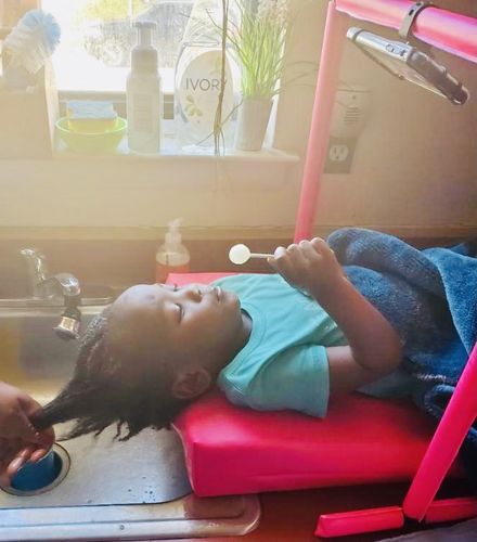 Customer photo review of Shampoo Mat Mini