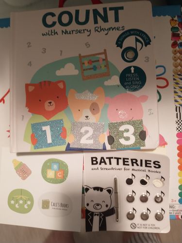 Customer photo review of Battery Kit (with Screwdriver) for Musical Books