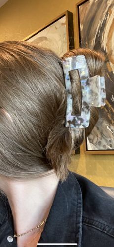 Customer photo review of Large Aurora Claw Clip