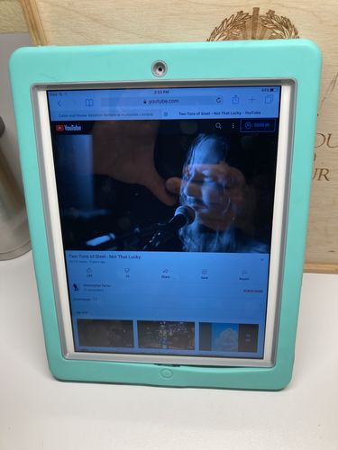 Customer photo review of Tempered Glass Screen Protector for iPad