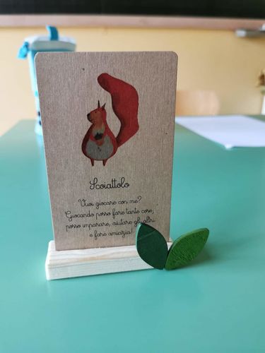 Customer photo review of Kit delle Carte Motivazionali ispirate agli Animali del Bosco