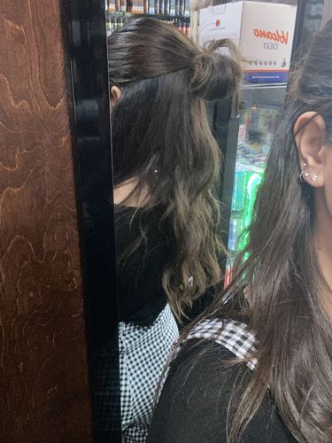 Customer photo review of Growth & Shine Hair Oil