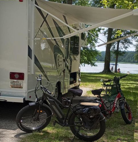 Customer photo review of VTUVIA SF20 Step Through 20 Inch Folding Fat Tire Electric Bike, 750W Motor, 48V 13AH Removable Battery-Three Colors In Stock