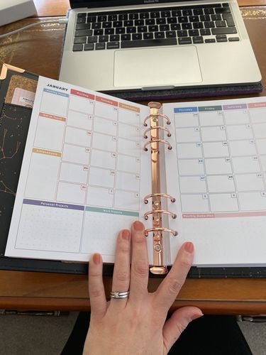 Customer photo review of Astronomy - Undated Weekly Annual Diary