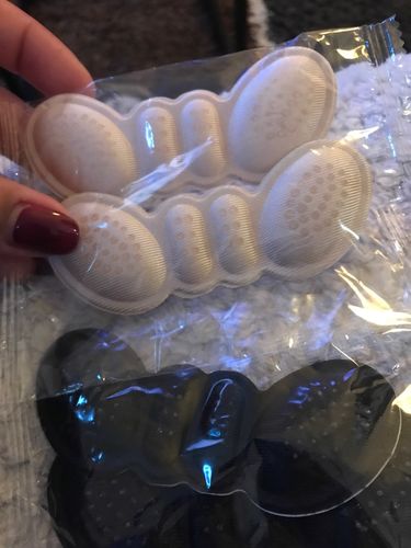 Customer photo review of Semelles adhésives orthopédiques