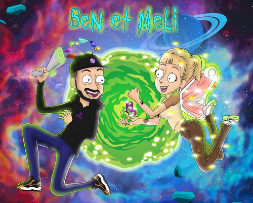 Customer photo review of Caricature cartoon dessinée à la main: En mode aventures spatiales