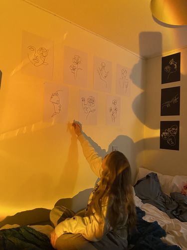 Customer photo review of The Sunset Lamp™