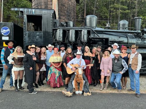 Customer photo review of Wild West Cowboy Murder Mystery Host Your Own Game Kit