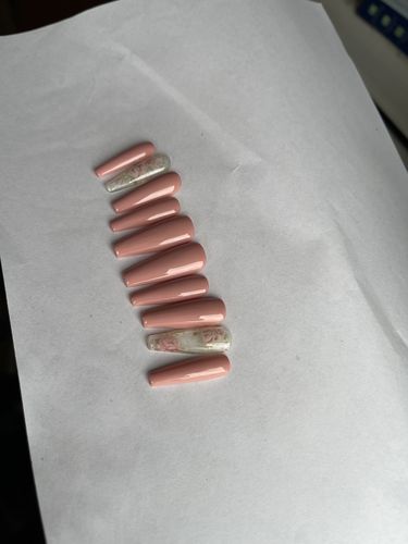 Customer photo review of All-In-One Nail Art Foil Glue Set