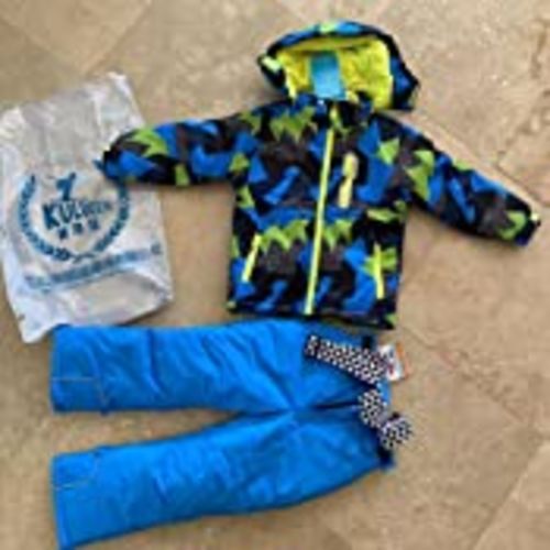 Customer photo review of HOTIAN Boys Ski Jacket and Pants Kids Ski Suits