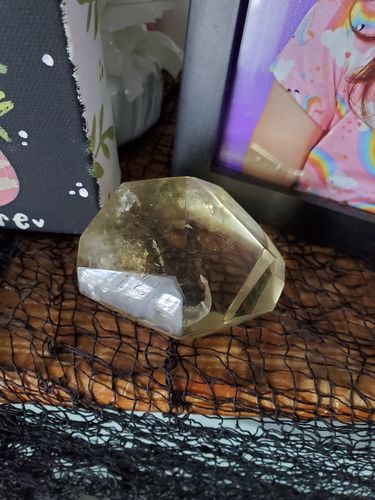 Customer photo review of Black Tourmaline Tumbled Stone