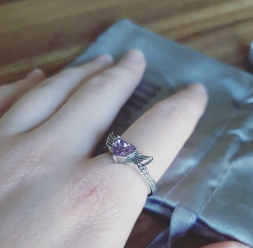 Customer photo review of Borahae Ring