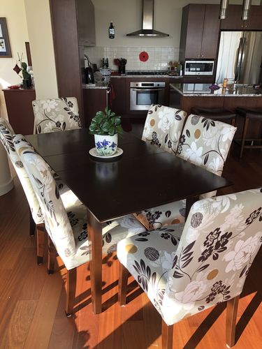 Customer photo review of Cabrexa Chair Slipcovers