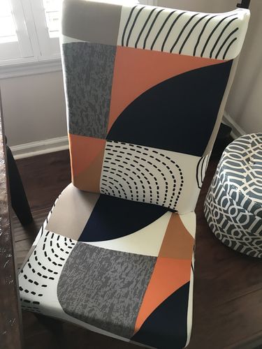 Customer photo review of Cabrexa Chair Slipcovers