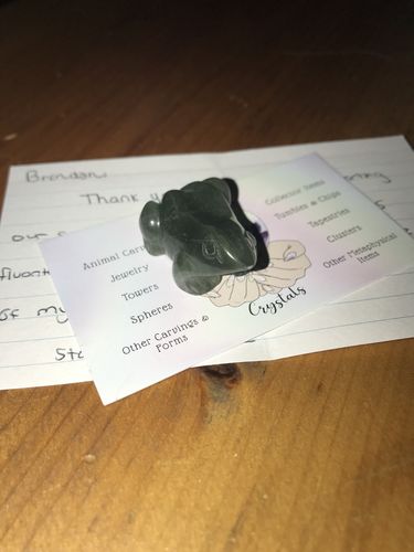 Customer photo review of Fluorite Frog