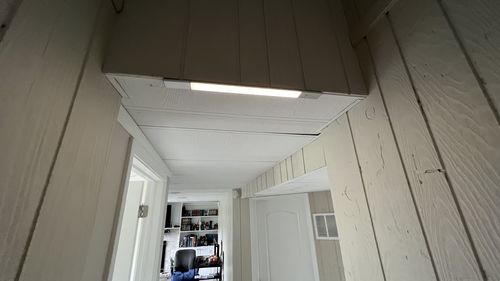 Customer photo review of Wireless Motion Sensor Closet Light - 20.5" Aluminum