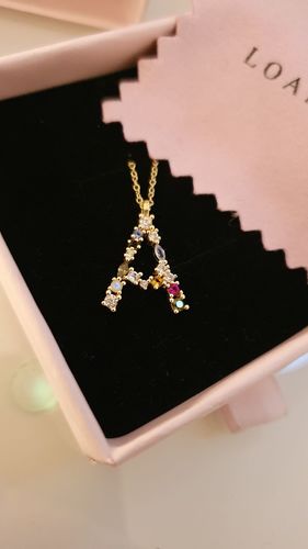 Customer photo review of LOANYA Buchstaben Kette