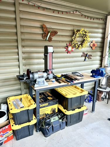 Customer photo review of 2 X 48 Inch Knife Makers Sanding Belts Assortment