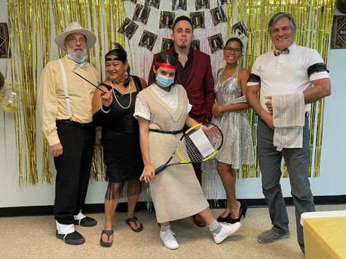 Customer photo review of 1920s Murder Mystery Game Kit