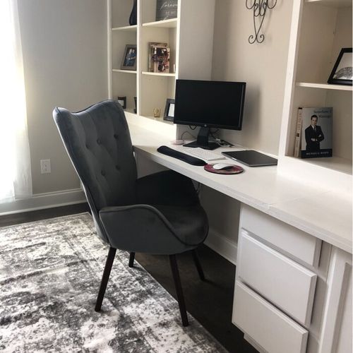 Customer photo review of Fauteuil scandinave capitonné dossier confortable avec accoudoirs en velvet gris - KAS KD VELVET GREY