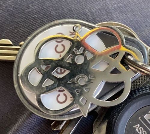 Customer photo review of LOANYA Children's Drawing As A Necklace Or Pendant Gold